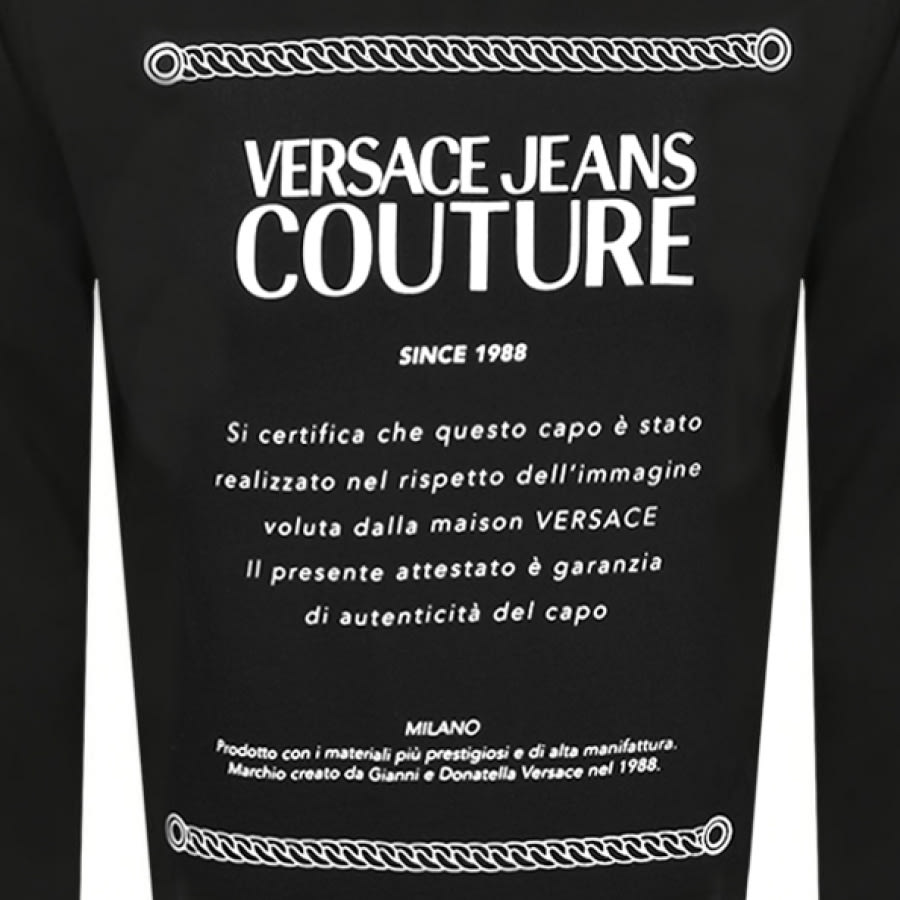 Alternative Image for ProductVersace Jeans Couture Logo Sweatshirt Black3